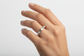 Sterling Silver Marquise White Opal Ring - view 2