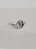 Flower Sterling Silver Statement Ring - view 3