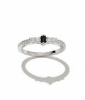 Sterling Silver Black Onyx Promise Ring - view 7