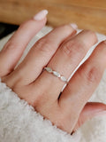 Sterling Silver Marquise Mother of Pearl Ring - view 6