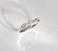 Sterling Silver Marquise Mother of Pearl Ring - view 4