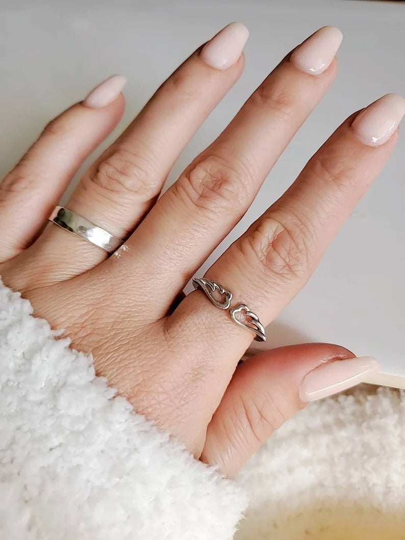 Sterling Silver 925 Wings Ring - view 3