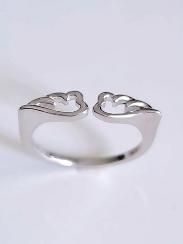Sterling Silver 925 Wings Ring
