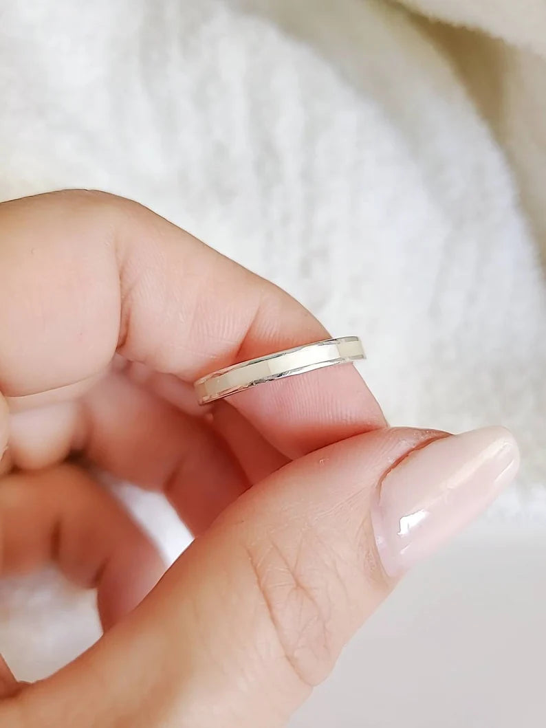 Sterling Silver Mother of Pearl Ring - view 9
