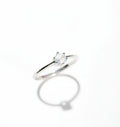 Sterling Silver 925 Solitaire Mother of Pearl Ring