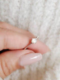 Sterling Silver 925 Solitaire Mother of Pearl Ring - view 3