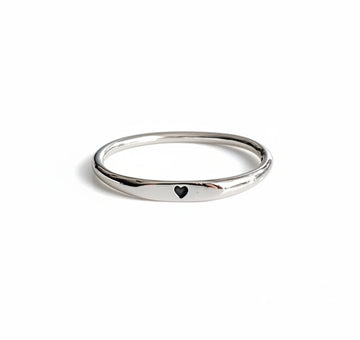 Sterling Silver Dainty Heart Ring