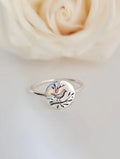 Sterling Silver 925 Songbird Ring - view 4