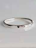 Sterling Silver Dainty Heart Ring - view 2