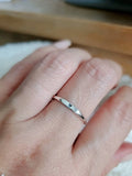 Sterling Silver Dainty Heart Ring - view 5