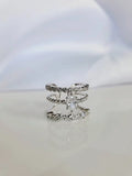 Sterling Silver 925 Multi-Row Ring - view 8