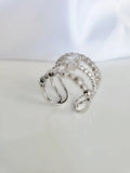 Sterling Silver 925 Multi-Row Ring - view 3