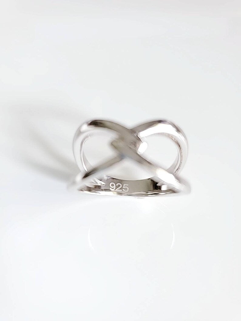 Sterling Silver 925 Statement Knot Ring - view 3