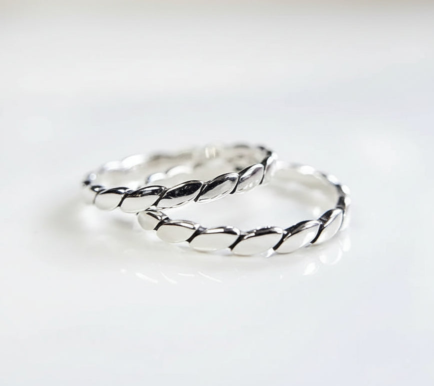 Sterling Silver 925 Simple Band - view 3