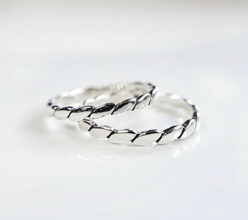 Sterling Silver 925 Simple Band - view 3