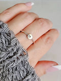 Sterling Silver Dainty Heart Ring - view 4