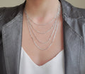 Sterling Silver Paper Clip Chain - view 3