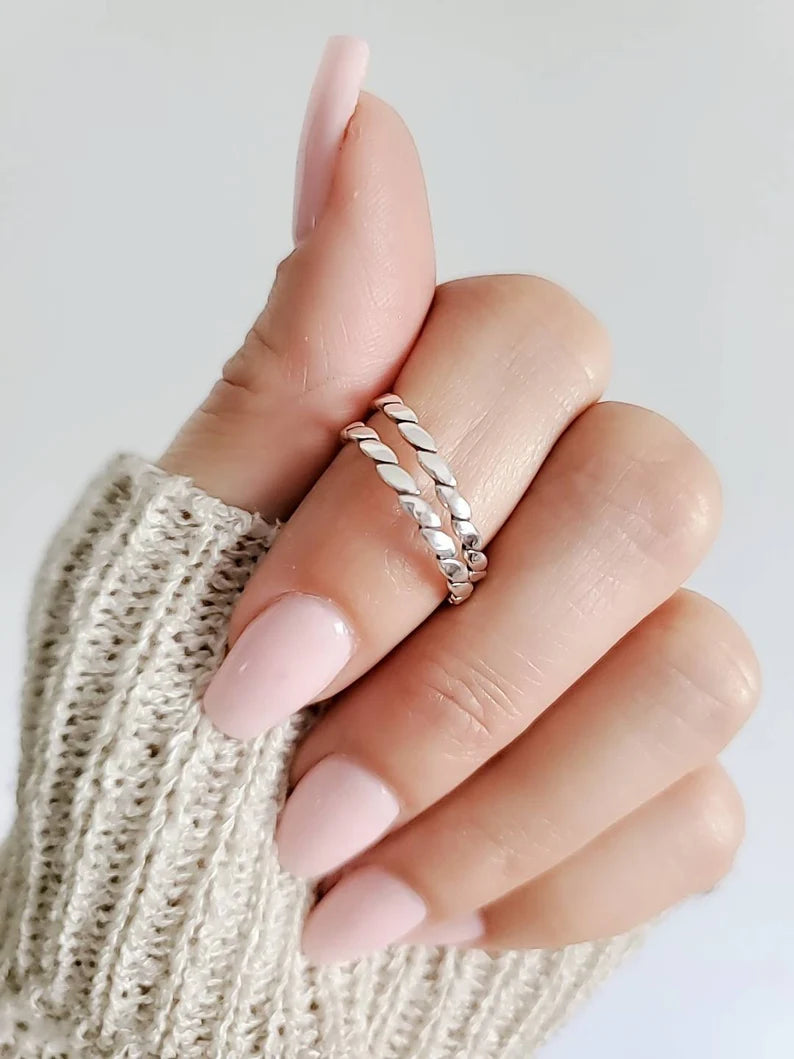 Sterling Silver 925 Simple Band - view 4
