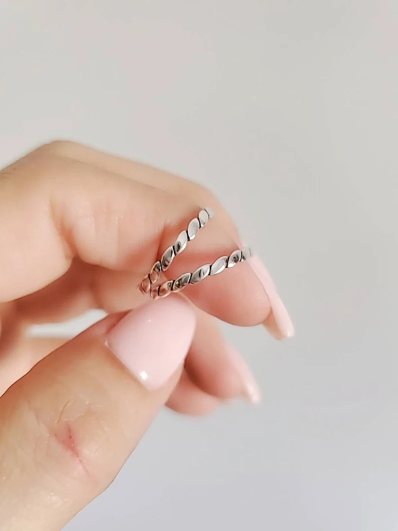 Sterling Silver 925 Simple Band - view 9