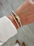 18K Gold Filled Bangle Bracelet - Stackable Collection - view 6