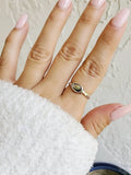 Sterling Silver 925 Genuine Abalone Ring - view 3
