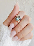 Sterling Silver Bali Abalone Ring - view 4