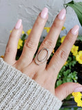 Sterling Silver Halo Design Ring - view 7