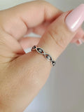 Evil Eye Sterling Silver Protection Ring - view 7