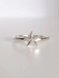 Ocean Inspired Sterling Silver Starfish Ring