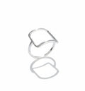 Sterling Silver Open Square Ring