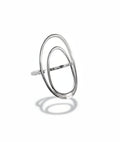 Sterling Silver Halo Design Ring - view 9