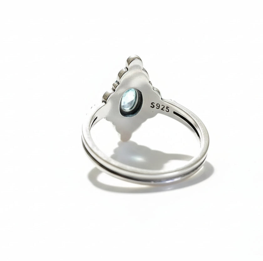 Sterling Silver Turquoise Ring - view 5