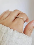 Sterling Silver Geometric Bar Ring - view 8