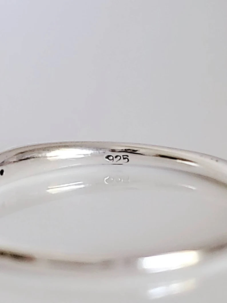 Dainty Eye Sterling Silver Ring - view 11