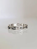 Evil Eye Sterling Silver Protection Ring - view 8