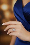 Sterling Silver Promise Engagement Ring - view 2