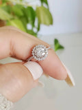 Sterling Silver Promise Engagement Ring - view 6