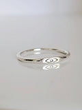 Dainty Eye Sterling Silver Ring - view 6
