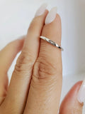 Dainty Eye Sterling Silver Ring - view 10