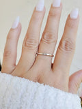 Dainty Eye Sterling Silver Ring - view 8