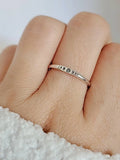 Sterling Silver 925 Moon Phases Dainty Ring - view 6