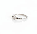 Sterling Silver Dainty Hammered Ring - view 3