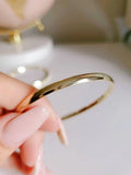 Gold Bangle Stack Bracelet Set of 7 - view 7