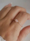 Sterling Silver Natural Pink Mother of Pearl Ring - view 6