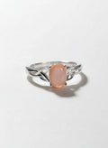 Sterling Silver Pink Mother of Pearl Ring - view 4