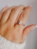 Sterling Silver Pink Mother of Pearl Ring - view 6