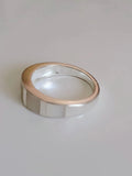 Sterling Silver 925 Mother of Pearl Band Ring - view 4