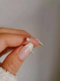 Sterling Silver Natural Pink Mother of Pearl Ring - view 4