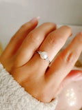 Sterling Silver Large Fresh Water Pearl Ring - view 2