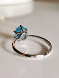 Sterling Silver Natural Topaz Ring - view 6
